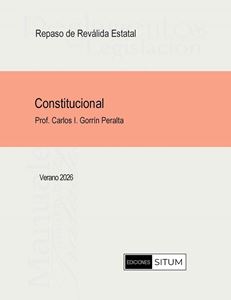 Picture of Manual Constitucional Verano 2026. Repaso Reválida Estatal